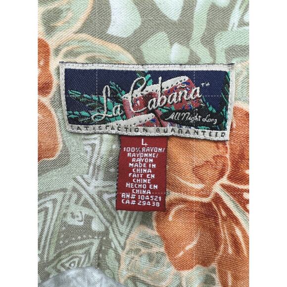 Lot of 3 VINTAGE y2k Hawaiian Shirts L 100% Rayon Button Down Island Tropical - Picture 6 of 13